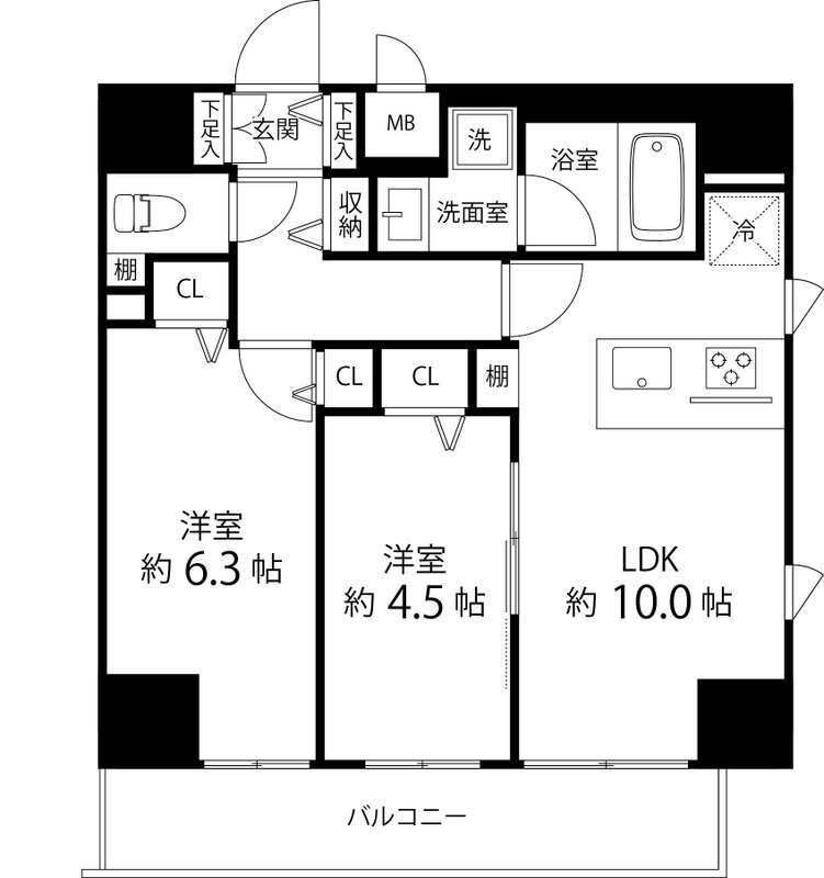 SAION町屋の間取り写真