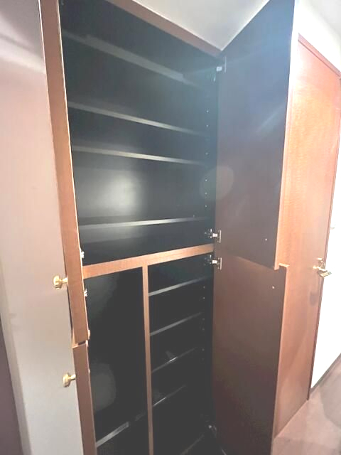 収納　十分な収納スペースがあります