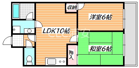東京メトロ東西線 行徳駅 徒歩7分 4階建 築34年の間取り写真