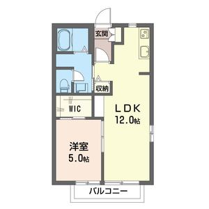 リバーパークIの間取り写真