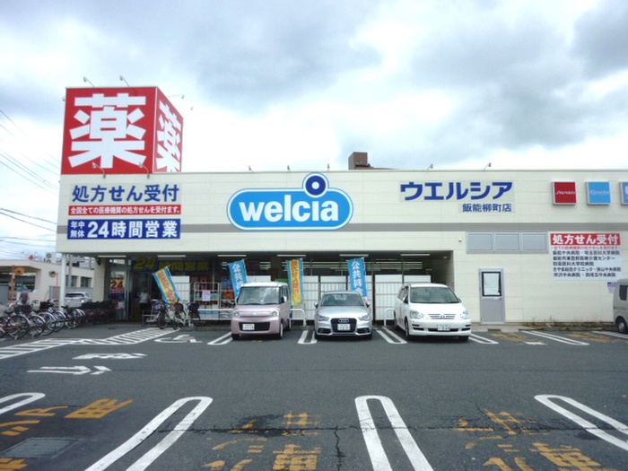 ドラックストア　ウエルシア飯能柳町店（ドラッグストア）まで450m