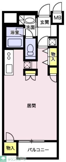 高砂ハイツ高崎西口の間取り写真
