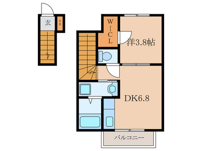 casa nobleの間取り写真