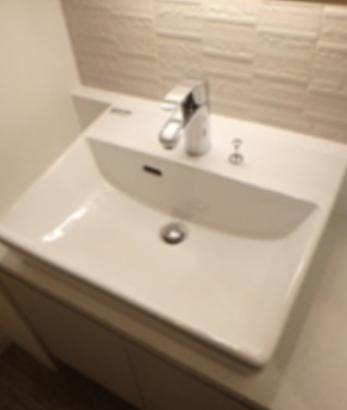 洗面設備　※別部屋の参考写真です。