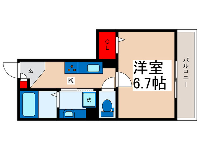 Odessa浦安の間取り写真