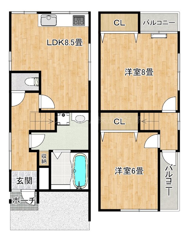 Re-Home中安井町3丁の間取り写真
