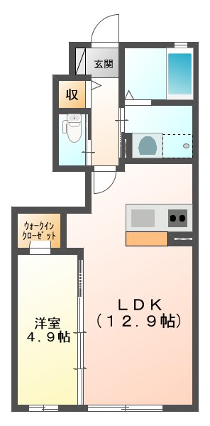 Ｇスコアーの間取り