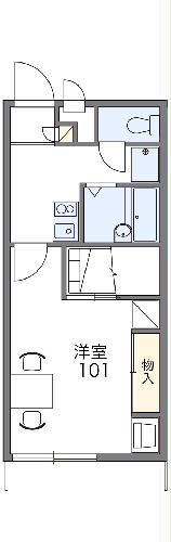 レオパレスパストラルＢの間取り