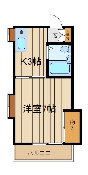 スカイハイムの間取り