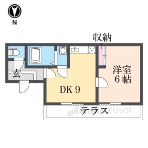 【京都市下京区西新屋敷太夫町のマンションの間取り】