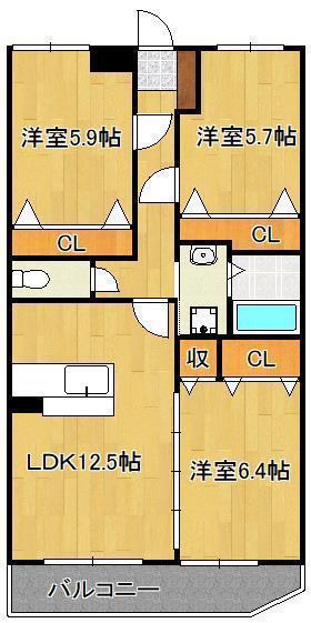 リトルフォレスト守恒の間取り