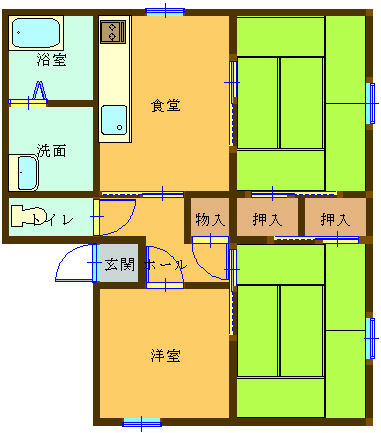 ラフォーレ本城の間取り