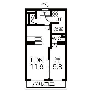 静岡県富士市横割１（マンション）の賃貸物件の間取り