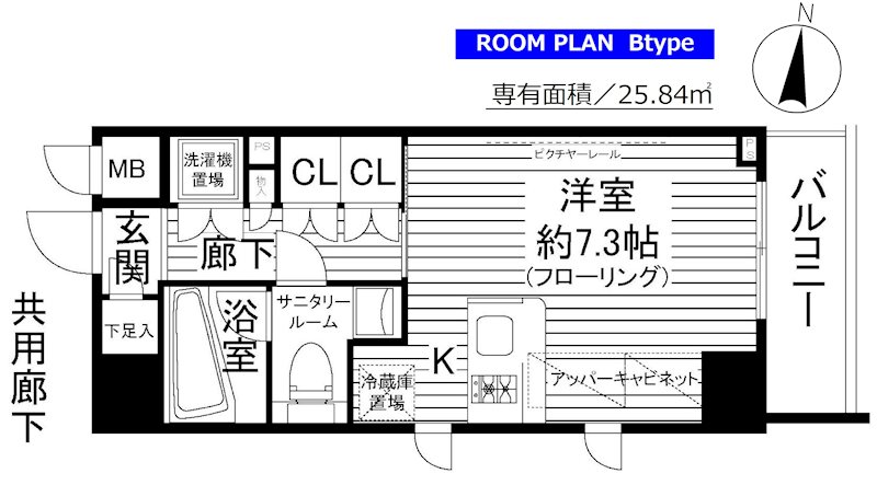 ステージファースト明大前アジールコートの間取り