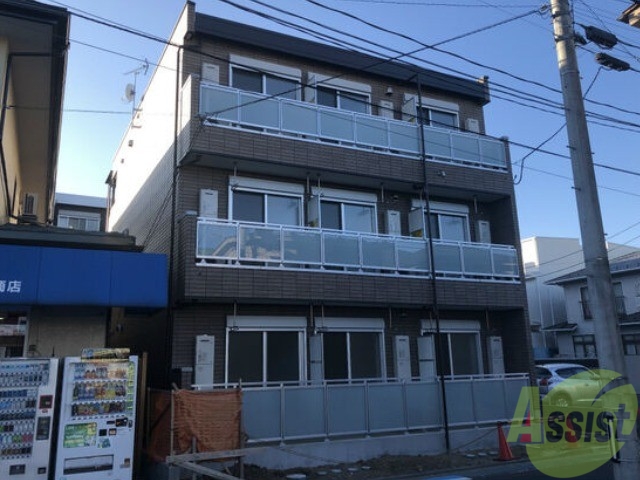 仙台市若林区表柴田町のマンションの建物外観