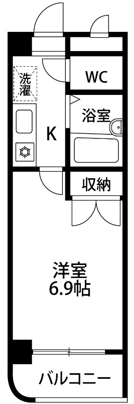 シャンポール長久手の間取り