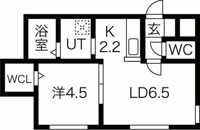 アール南郷16の間取り