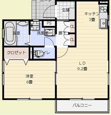 ｃａｓａ松並の間取り