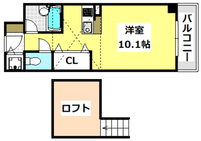 グリーンハイツ豊川Iの間取り