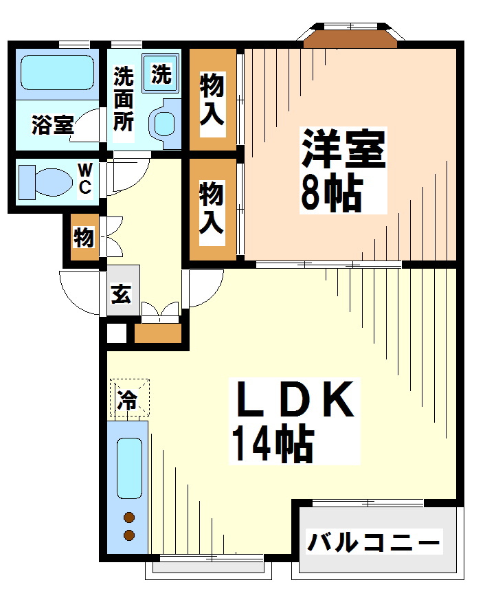 ウッドビュー上北沢の間取り