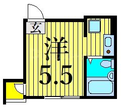 シャンテ町屋の間取り