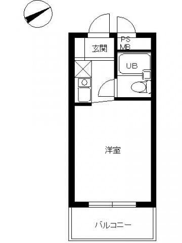 相模原市中央区清新のマンションの間取り