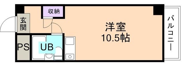 和歌山市新中通のマンションの間取り