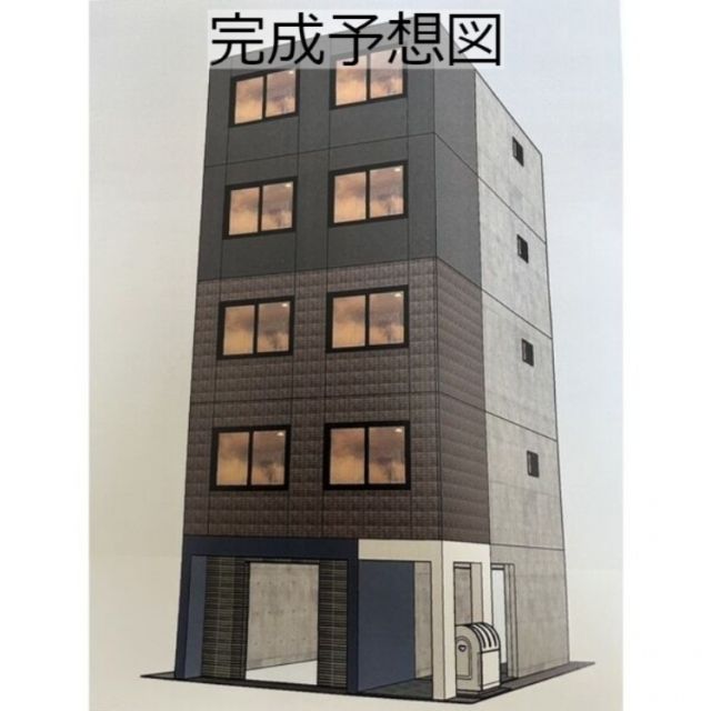 【仮)北3東3新築MSの建物外観】