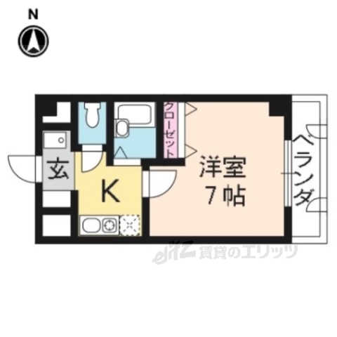 アーバン衣笠の間取り