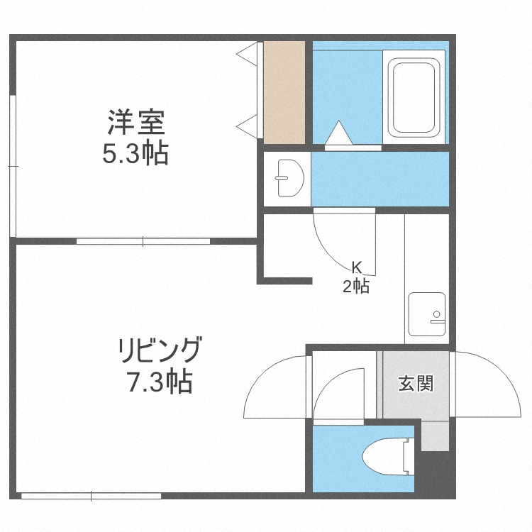 ＥＸＯＲ本通の間取り