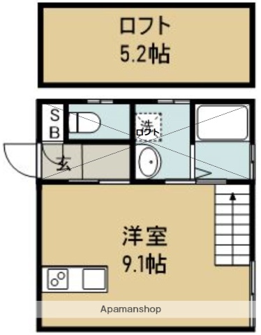 アヴァンツァーレの間取り