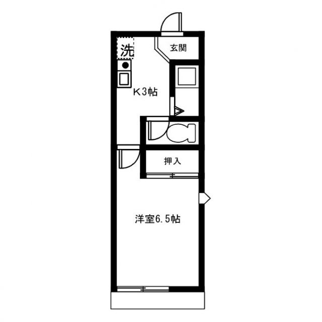 ＥＡＳＴ ＣＯＵＲＴ 両郷Ａの間取り