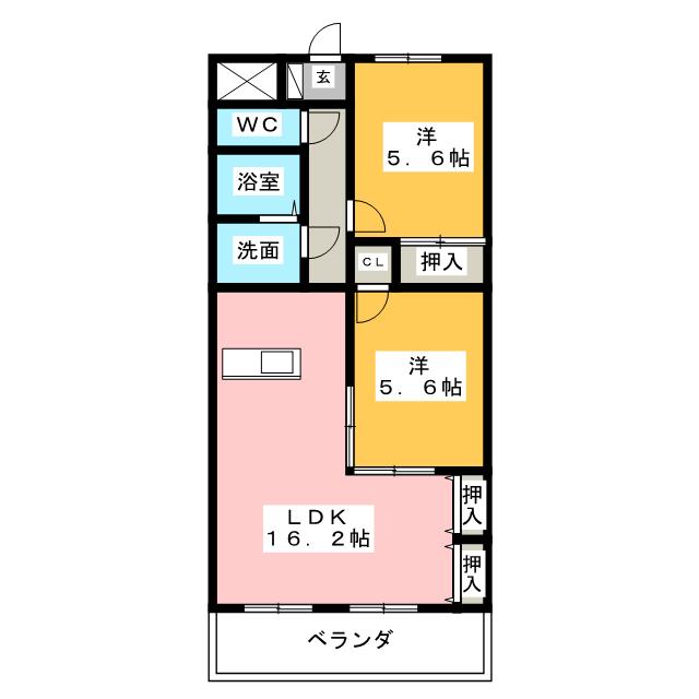 ガーデンヒルズ東山台の間取り