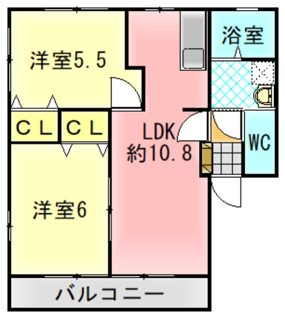 上三川ハイムの間取り