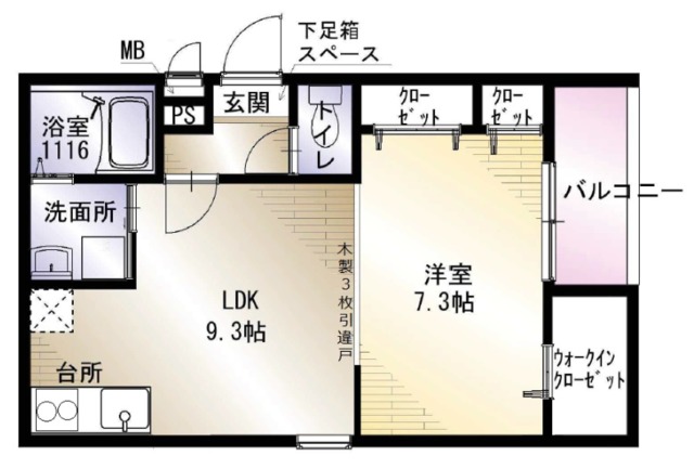 ＡＬＬＥＶＩＡＲＥの間取り