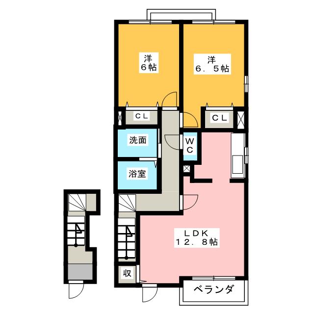 ヴィ　エレガントIIの間取り