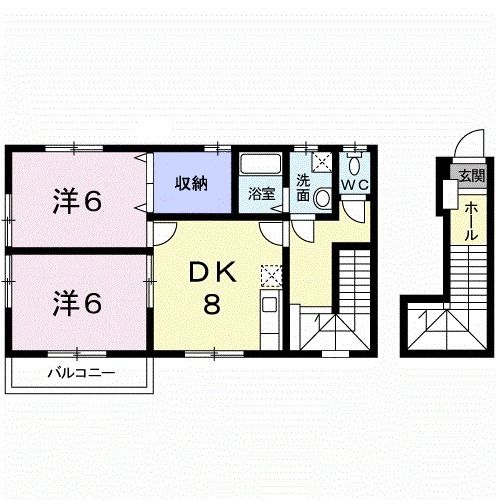 プチメゾンサンフラワーの間取り