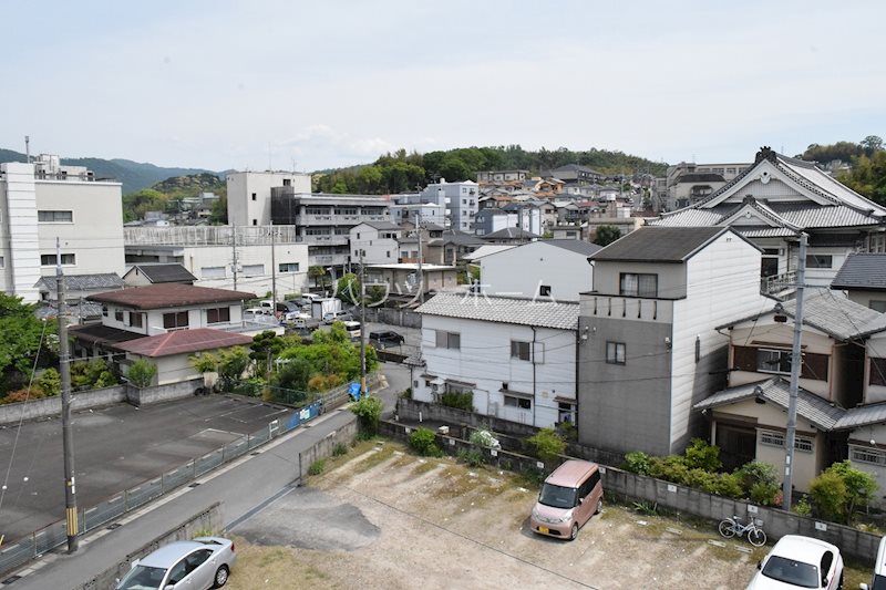 【宇治市宇治のマンションの眺望】