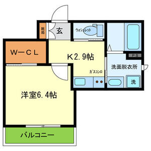 シャーメゾンLeoneの間取り