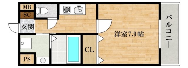 サニーコート藤井寺の間取り