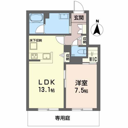 シャーメゾン潮見台の間取り