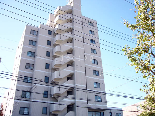 札幌市豊平区美園一条のマンションの建物外観