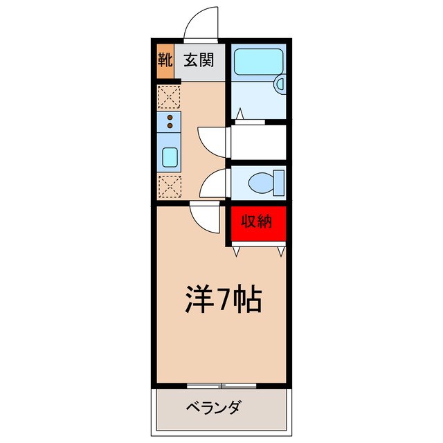 レジデンスハシバの間取り