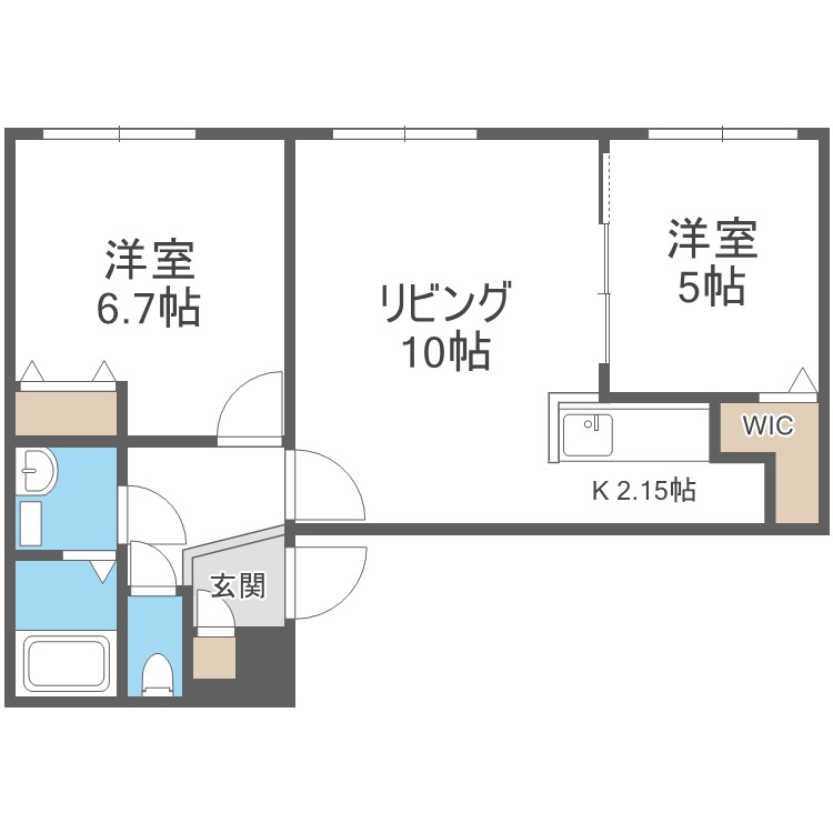 グランフォレストの間取り