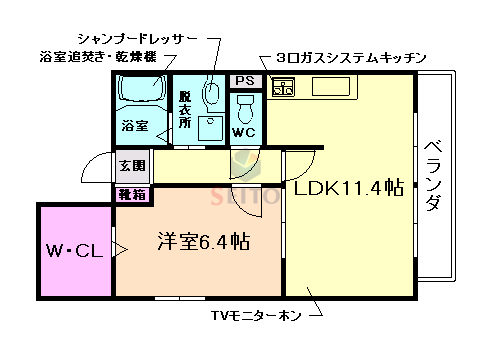 グランゼ豊中の間取り