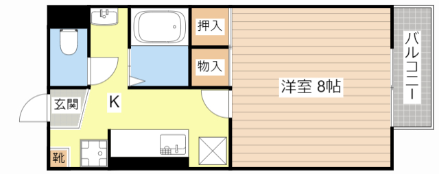 甲賀市甲賀町大原中のアパートの間取り