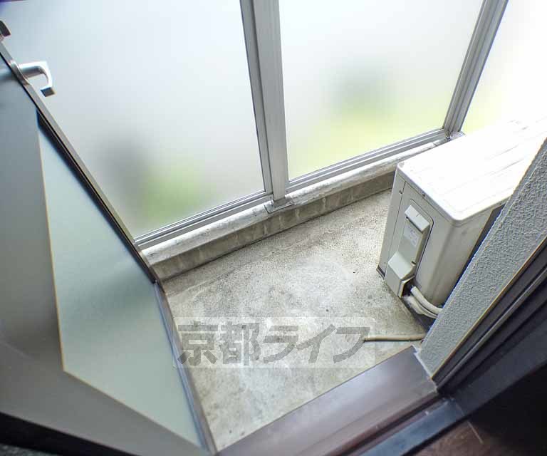 【京都市左京区松ケ崎堂ノ上町のマンションのバルコニー】