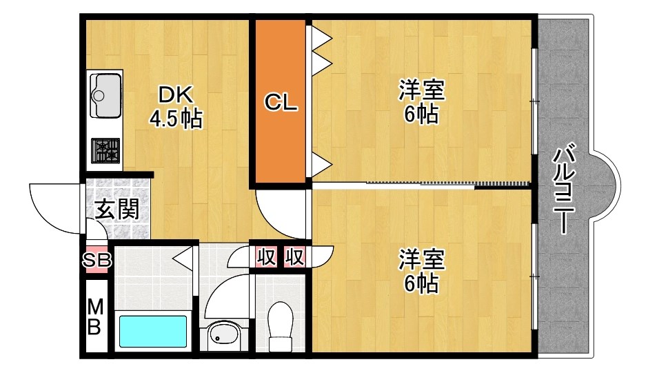 有馬パレス禁野の間取り