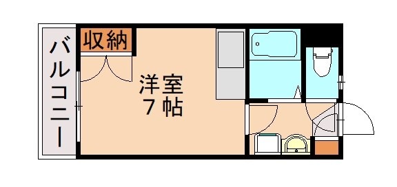 北九州市八幡西区東筑のマンションの間取り