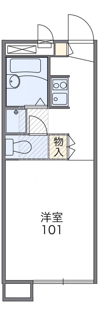 レオパレスルピナスの間取り